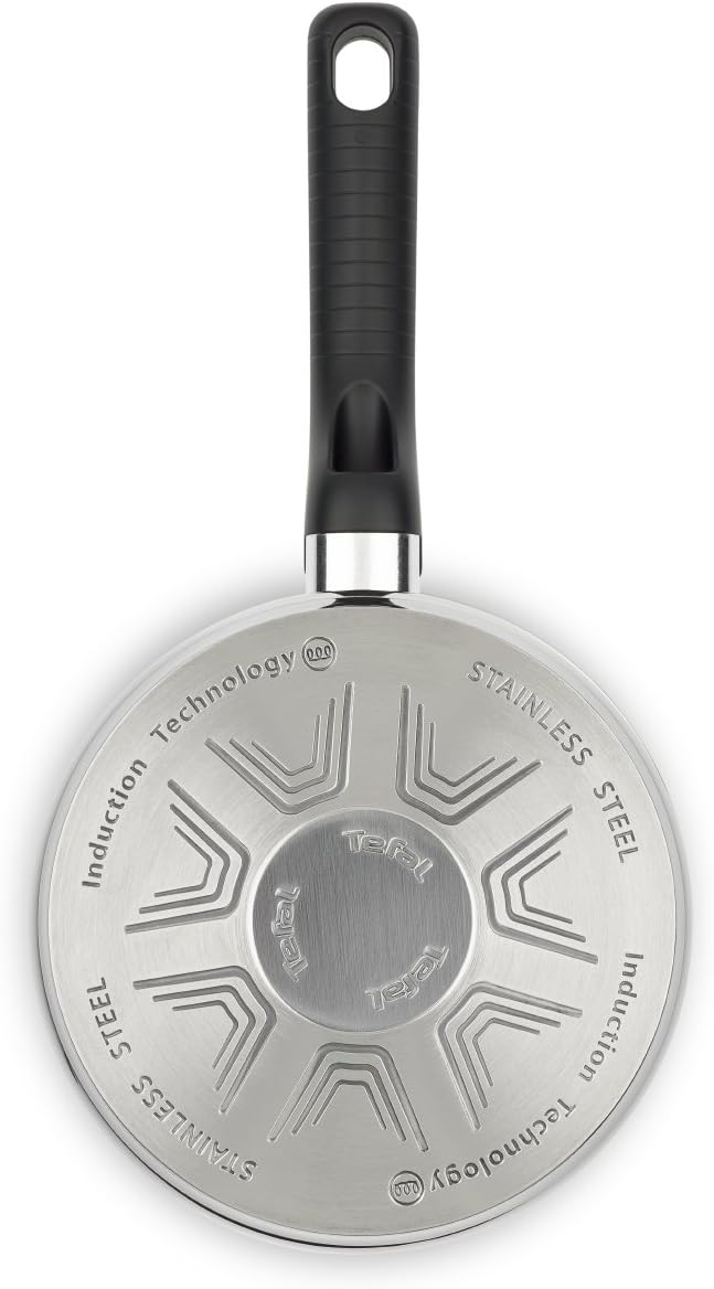 Tefal Comfort Max Stainless Steel Cookware Set 5 Pieces - Silver