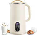 Nut Milk Maker 20oz Soy Milk Machine - 6-in-1 Oat Almond Rice Milk Juice Boil Water Self-Cleaning 12-Hour Delay Plant-Based Beverage Maker