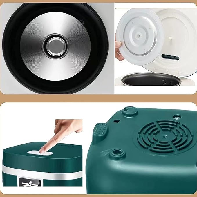 Rice Cooker Small Rice Cooker Multifunctional Home/Dormitory Automatic Thermal Insulation Rice Cooker for 1-3 People (1.2L) ()