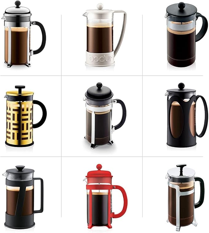 Bodum Chambord French Press Coffee Maker (51 Ounce 1.5 Liter) 1508-10 Spare Carafe for French Press (34 Ounce)