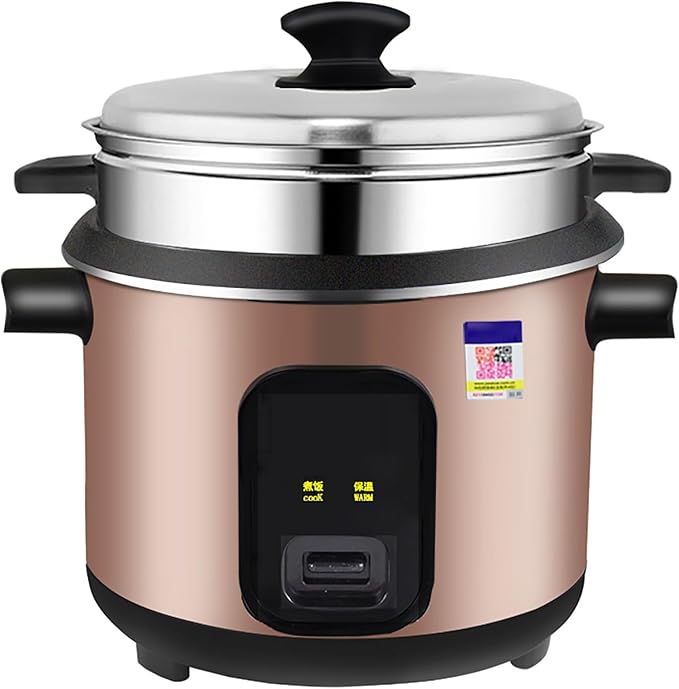 Rice Cooker (2-6L) Home Dormitory Rice Cooker Non-stick Inner Pot for Make Rice &amp Steam Healthy Food &amp Vegetables US/EU Power(3L)