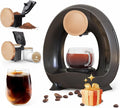 Single-Serve Coffee Maker 2 in 1 One Cup Coffee Machine Compatible with K-Cup Pod &amp Coffee Grounds/Tea with One Button OperationFast Brew in 1 minuteCompact For Home Office RV and Dorm (Black