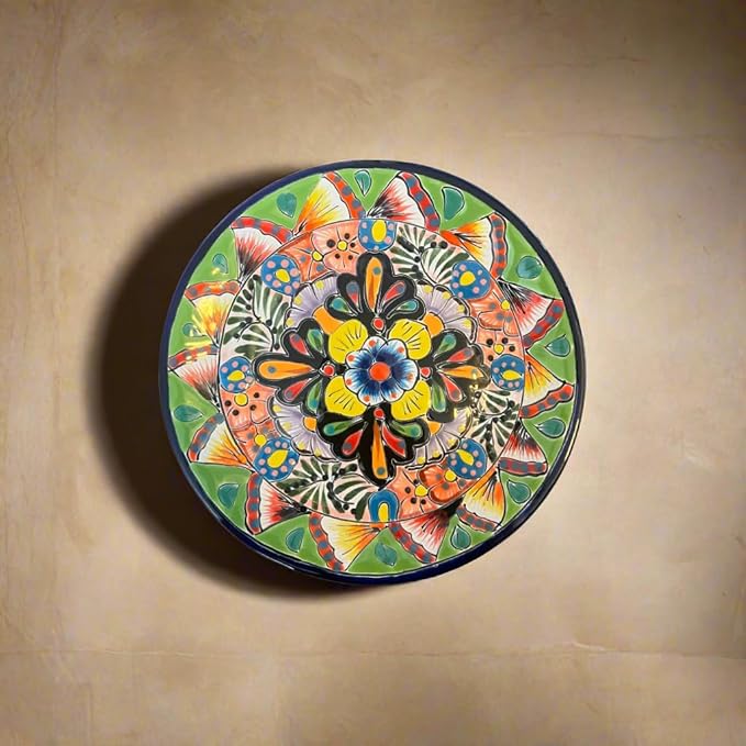 30-Piece Talavera Dinnerware Set | Colorful Tableware (Seats 6)