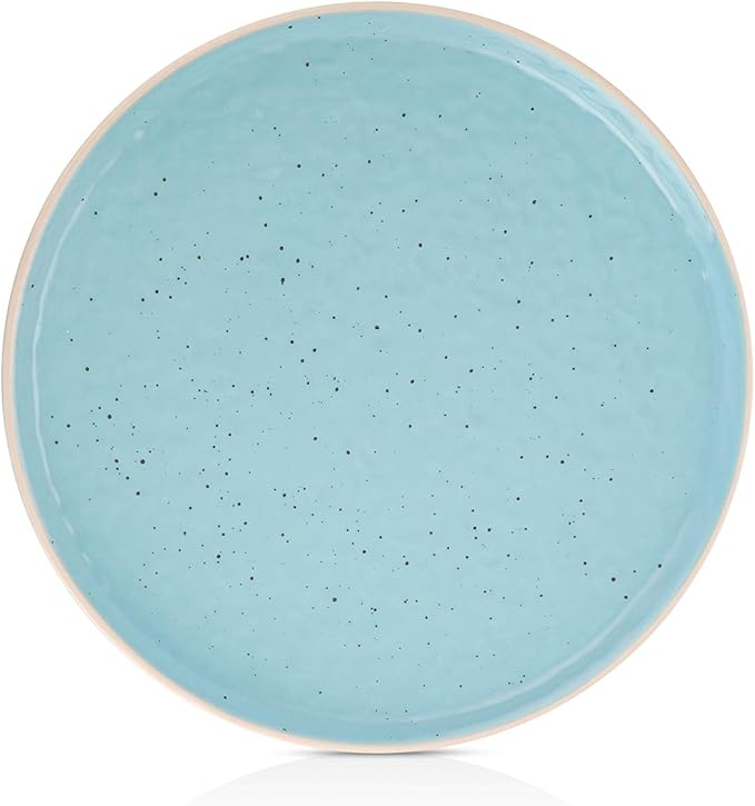Stone Lain Elena Stoneware 16-Piece Round Dinnerware Set Blue 16 Piece - Service For 4