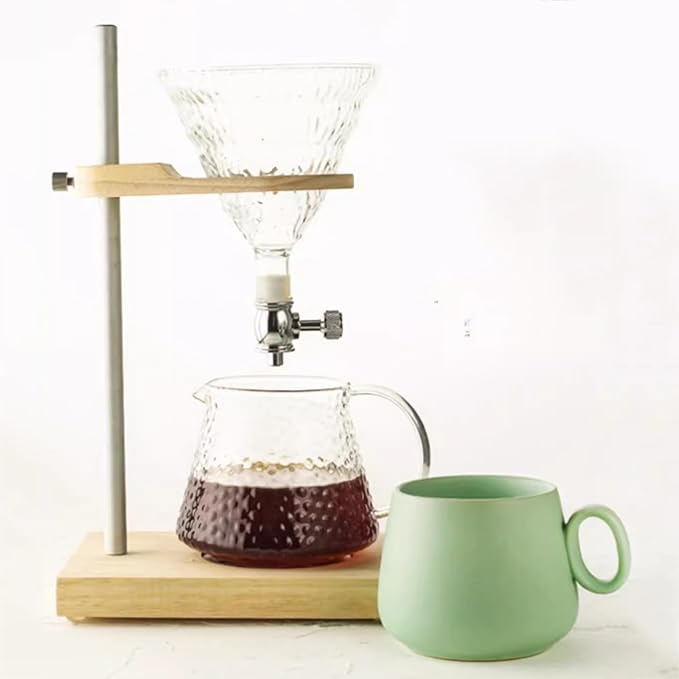 Iced Coffee Maker Cold Brew Drip Coffee Maker with Slow Drip Technology with Height Adjustment Bracket Coffee &amp Tea Brewer Glass Jug Gift for Coffee Lovers