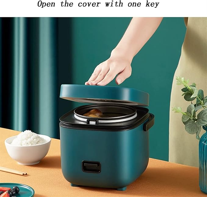 Rice Cooker - Mini Electric Rice Cooker Home Kitchen Appliances 2-layer Heating Food Steamer Multifunction Meal Cooking Pot (Color : Blue)