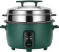 Commercial Large Rice Cooker &amp Food WarmerHigh-Capacity Electiric Rice Warmer for 8-65 Peoplewith Non Stick Pot &amp Stainless Steel Steamer Rice Cooker18L18L