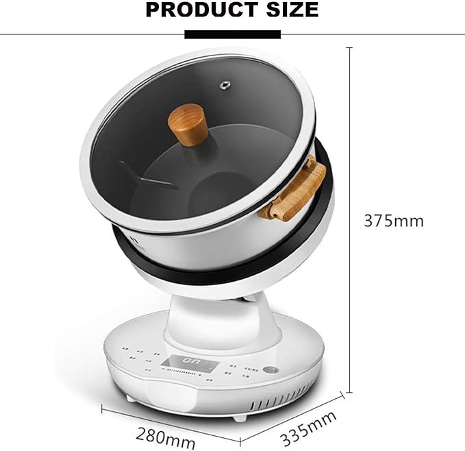 Electric Pot Automatic Food Processor Cooking Machine Commercial Rice Cooker Rice Cooking Robot Stir Fry Heat CookingTouch Screen Control