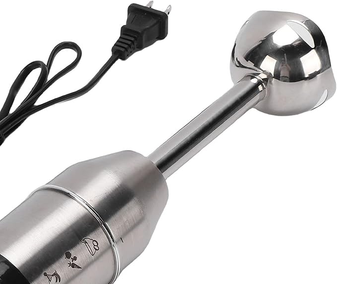 Chrees Immersion Hand Blender Corded hand blender 400W Electric Handheld Portable Stick Mixer with 2 Mixing Speed for Effortless Blending Soup Smoothies Puree Baby Food