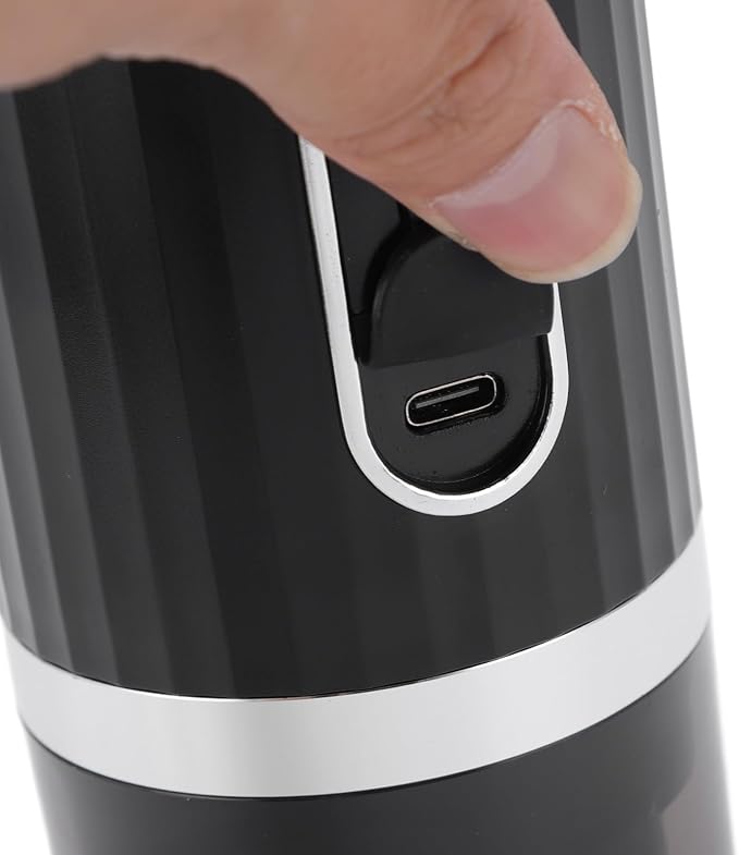 AYNEFY Portable Electric Machine Professional Electric Small Travel Coffee Maker Mini Rechargeable Travel Coffee Maker Self Heating Coffee Maker for Camping Office Home