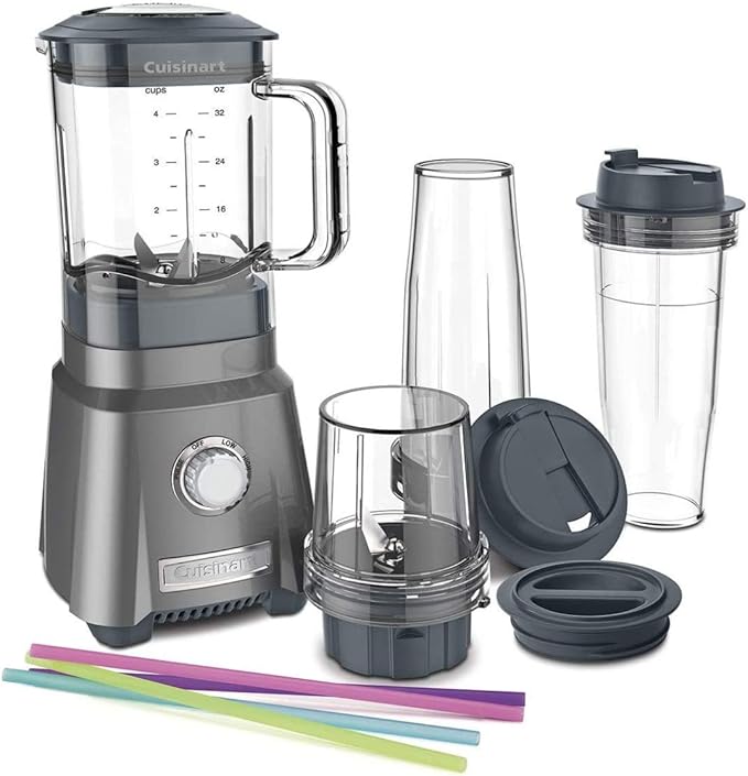 Cuisinart CPB-380 Hurricane Compact Juicing Blender Gunmetal