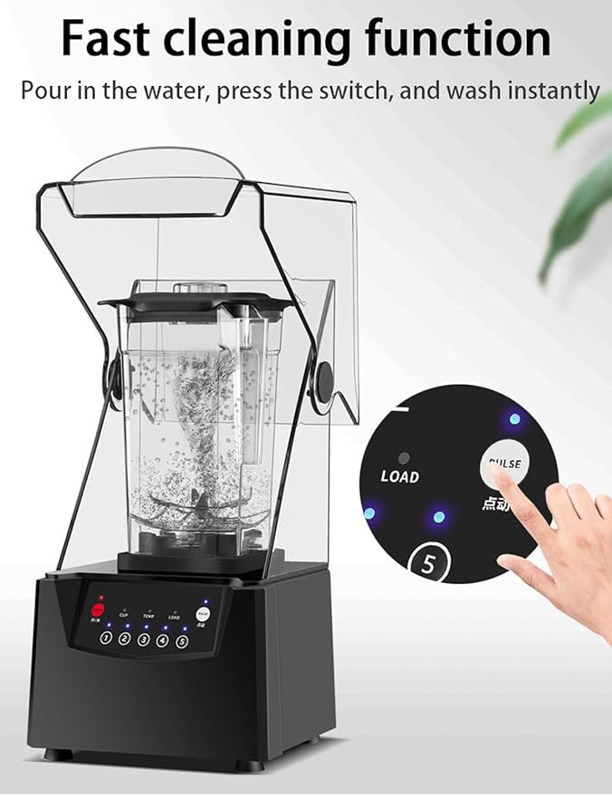Smoothie Maker2L Blender2200W Commercial BlenderMulti-Function High Speed Electric Food Blenderfor SmoothiesJuicesMilkshakes