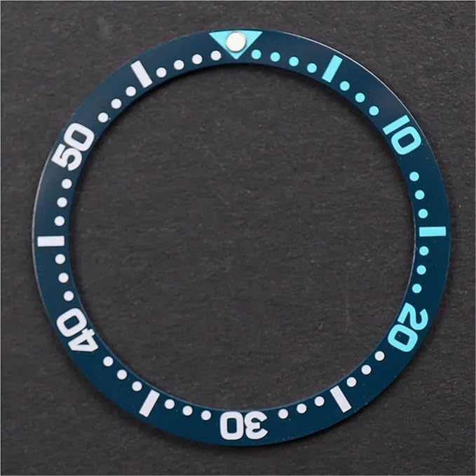 38mm Seawater Blue Ceramic Bezel Insert for 40mm Watch for Case Seamaster 600m Diving Scale Ring for Skx007 Seik Mods