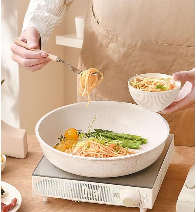 Easy to clean 15PCS Detachable Handle Cookware Set Non Stick Pans Woks Soup POTS Kitchen