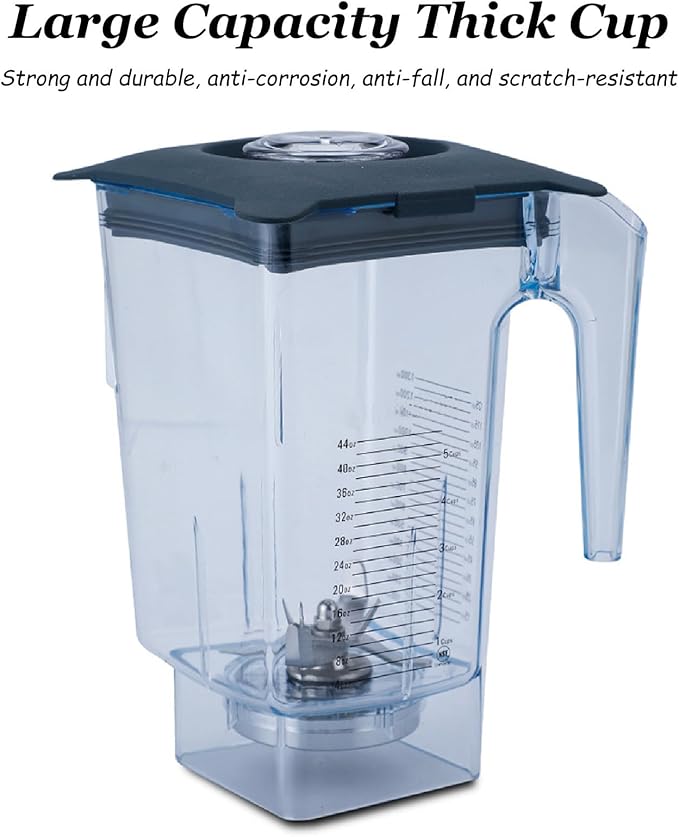 Countertop Quiet Blender - Silent Blender for Kitchen with Sound ShieldSelf Cleaning Multifunctional for Milk Shakes Smoothie Juice110V