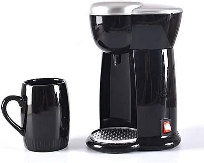 Coffee Machine Mini American Coffee Machine Automatic Drip Coffee Maker Single Cup Coffee Maker for Home and Office