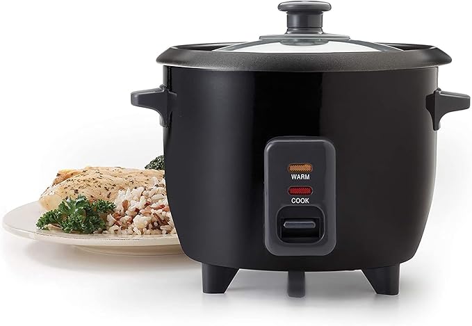 Rice Cookers Rice Cooker Removable Nonstick Cooking Pot with External Steam Tray 6 Cup Pot Rice Maker