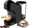 Capsule Coffee Machine 20 Bar Single-Serve Coffee Maker Espresso Machine With 27 Oz Removable Water TankOne-Touch Switch Fast Heating Cappuccino And Latte Machine Maker For HomeBlack