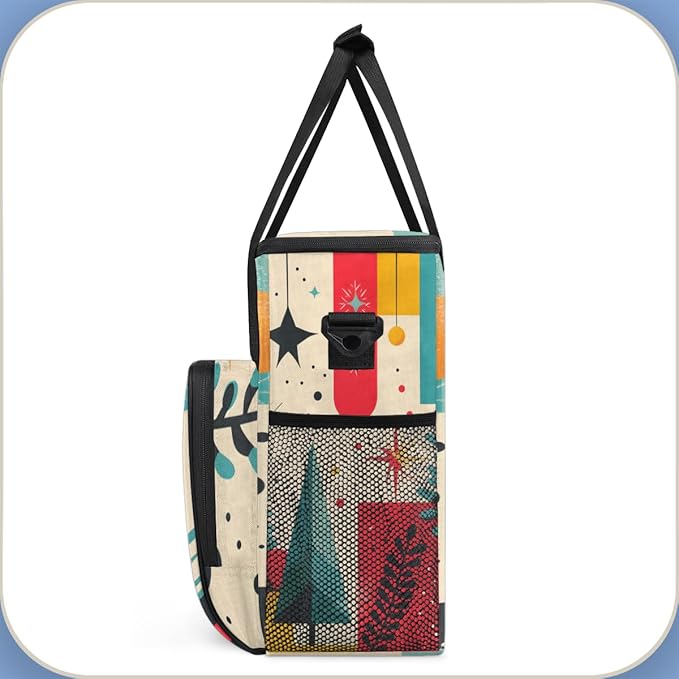 Abstract Tree Coffee Maker Carrying Bag Dreamy Tree Travel Storage Bag Compatible with K-Mini or K-Mini Plus Single Serve Coffee Brewer Carrying Case with Multiple Pockets &amp Shoulder Strap