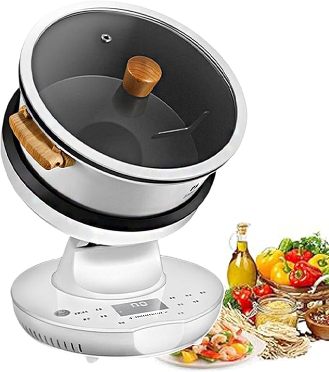 Electric Pot Automatic Food Processor Cooking Machine Commercial Rice Cooker Rice Cooking Robot Stir Fry Heat CookingTouch Screen Control