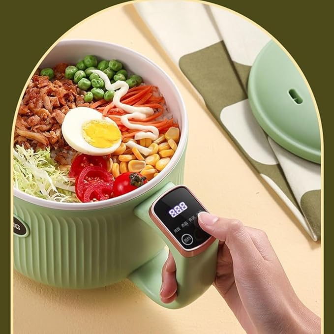 Mini Electric Rice Cooker Household Multifunctional Small 1-2 People Intelligent Steaming Rice Cooker (Color:B)