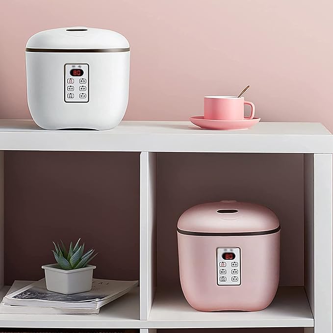 Rice Cooker/Home Multifunctional Smart Mini Rice Cooker Reservation Automatic Small 2.8L Cooking and stewing Rice Cooker (Pink A) (Pink B)