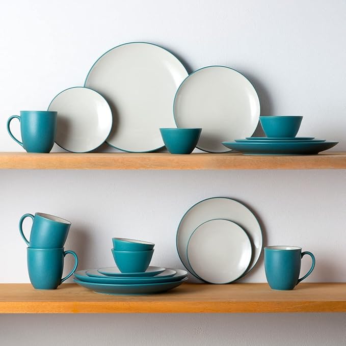 Noritake Colorwave Turquoise 20-Piece Dinnerware Set Service for 4