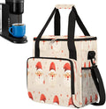 Christmas (684) Coffee Maker Carring Bag Travel Carrying Storage Tote Bag Compatible with Keurig K-Mini or K-Mini Plus Portable Single Serve Coffee Brewer Case with Pockets for K-cup Pods