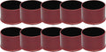 Hitsu Heat Resistant Made in Japan Dishwasher Safe High Rim Rice Machine Red Brush (Inner Black) (Parent) (10 Guests)