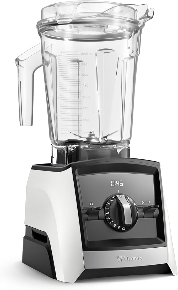 Vitamix A2500 Ascent Series Smart Blender Professional-Grade 64 oz. Low-Profile Container White (Renewed Premium)