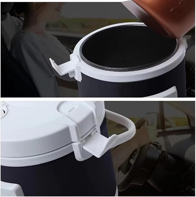 Mini 12V/24V Rice Cooker for Car Portable Car Rice Cooker for Home Travel to Make Rice Soup Porridge Cake