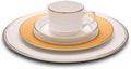 8-piece porcelain dinnerware set for 2 dinnerware sets bone china dinnerware set family gathering hotel banquet for hotel banquets weddings home use wedding Gift for momWide edged gold painting