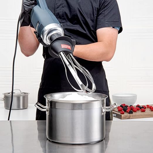 Restaurantware-ATTACHMENT ONLY: Hi Tek 10 Inch Immersion Blender Whisk 1 Dishwashable Blending Whisk - Blender Sold Separately Durable Stainless Steel Whisks Blenders Attachment