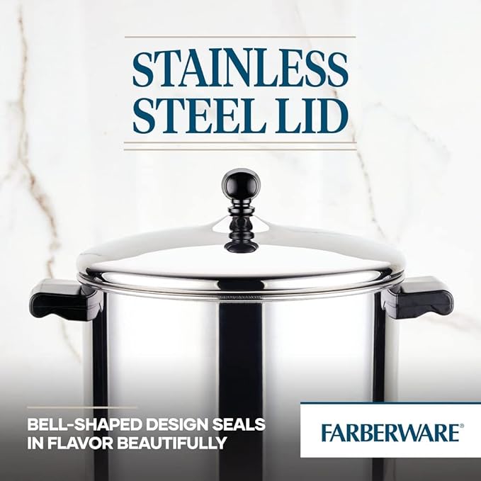 Farberware Classic Stainless Steel Cookware Pots and Pans Set 15-Piece50049Silver
