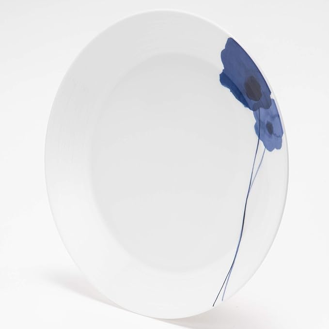 Narumi 52188-5919 Spring Field Plate Diameter 7.9 inches (20 cm) Blue Anemone Microwave Safe Dishwasher Safe Made in Japan