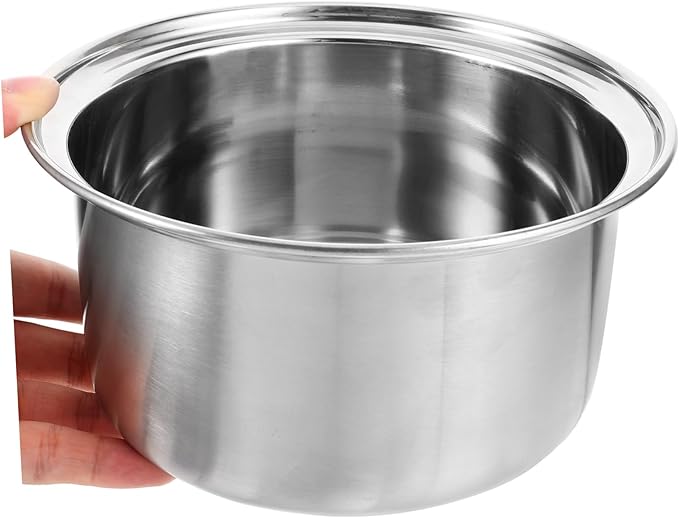 Stainless Steel Soup Hot Pot Inner Stock 6.6 Inch Pot Liner for Induction Cookers Compact Portable Cooking Liner for Soups Stews and Hot