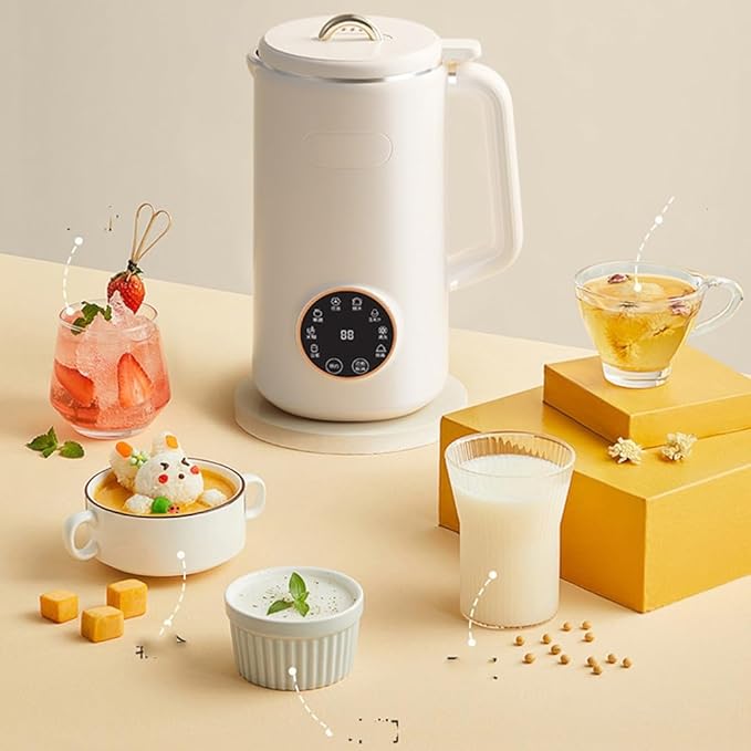 Household Portable Soybean Milk Machine Automatic Multi-function Juicer Anti-paste Bottom