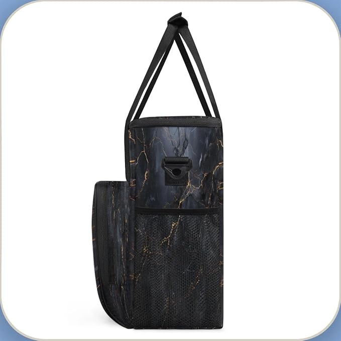 Marble Patterns Classic Coffee Maker Travel Bag for K-Mini or K-Mini Plus Single Serve Coffee Brewer Portable Storage Tote Case for Tarvel