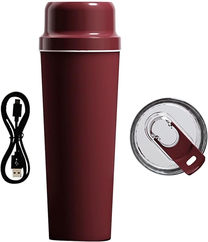 Portable Blender 60W 650ml 304 Stainless Steel Electric Juicer with 21000RPM High Speed Blending and USB Charging for Travel Gym Office Kitchen Outdoor