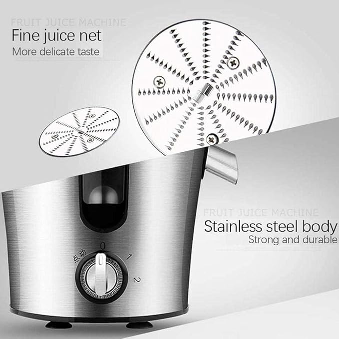 Stainless Steel Juicers 3 Speed Electric Juice Extractor Fruit Drinking Machine for Home Portable Juicer Blender