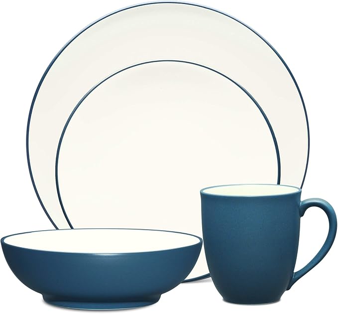 Noritake Colorwave Blue 4-Piece Coupe Place Setting Service for 1