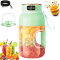 Multifunctional Portable Juicer Cup with Digital Display Portable Smoothie Blender on the Go Portable Blender USB Rechargeable Juice Cup Blender (M01)