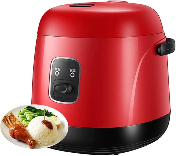 Mini Rice Cooker Electric Portable Multifunctional Rice Cooker Food Steamer with Simple One-Touch Operation