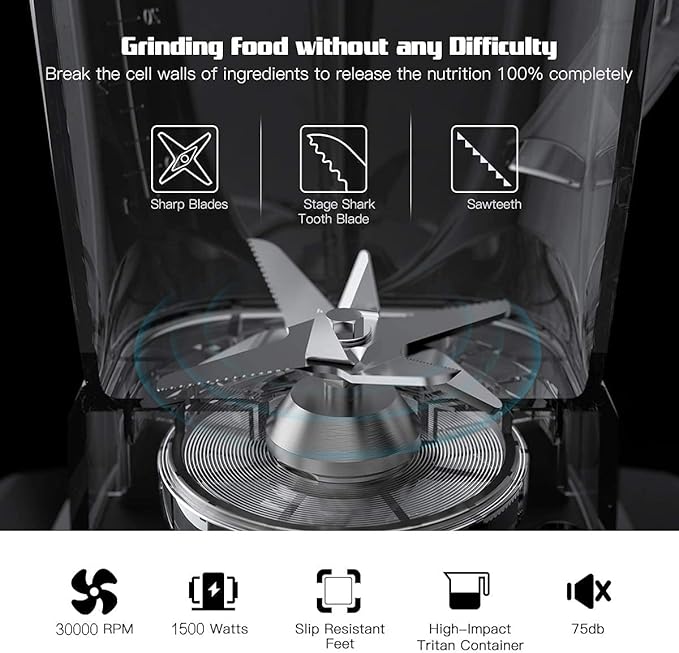 Commercial Milk Tea Shop Smoothie Maker Grinder Making Smoothies Soups Quick Blending Shaved Smoothie Maker