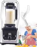 Professional Blender Juicer/Cooking Machine With Soundproof Cover Electric Kitchen Mixer (2.5L/5L) Commercial Beverage Machine For Sauces 7 Gears Speed 1680W5L