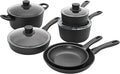 BALLARINI Avola 10-pc Aluminum Nonstick Pots and Pans Set Dutch Oven Made in Italy