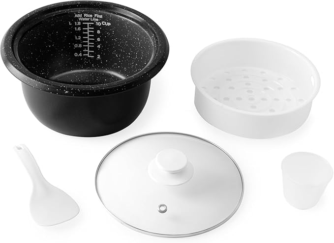 20-Cup Cooked 5Qt Rice &amp Grain Cooker (Renewed)