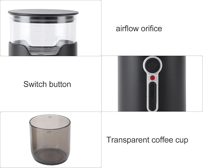 Portable Coffee Maker Portable Espresso Machine Built in Battery 15 Bar Mini Coffee Maker USB Rechargeable Automatic Electric Coffee Maker for Travel Camping Office Home