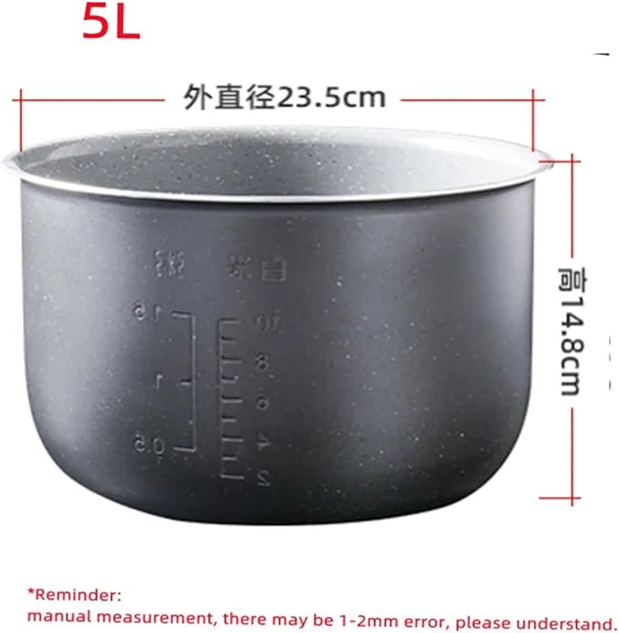 Electric Rice Cooker Inner Pot Compatible With Midea Rice Cooker Liner 3 Liters 4 Liters 5 Liters Medical Stone Ceramic Glaze Inner Pot Core(4L 2)