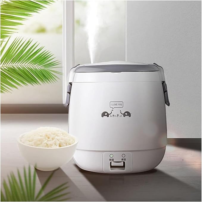 Mini Rice Cooker Commercial Rice Cooker 1.5L Rice Maker Removable Non-Stick Pot For Cooking Soups Stewing Steaming Automatic Keep Warm Function